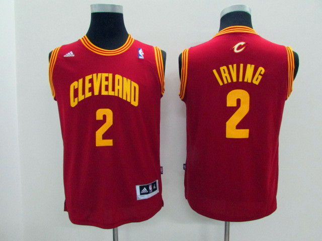 NBA Youth Cleveland Cavaliers #2 Irving Red Game Nike Jerseys->->Youth Jersey